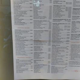 Rose Meze & Cocktail bar Budapest - Étlap/itallap