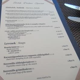 Rosetta Étterem, Székesfehérvár - Egyéb