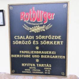 Rotburger Látványsörfőzde, Söröző & Sörkert Pilisvörösvár - Egyéb