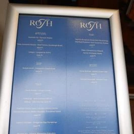 Roth Bar & Kitchen Budapest - Étlap/itallap