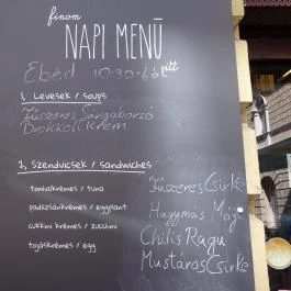 Róza Soup & Sandwich Budapest - Étlap/itallap