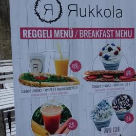 Rukkola Budapest - Étlap/itallap