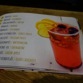 Rukkola Budapest - Étlap/itallap