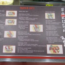 Sakura - World Mall, Budapest - Étlap/itallap