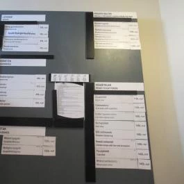 Saliris Önkiszolgáló Étterem, Egerszalók - Étlap/itallap