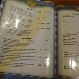 Salvator Étterem Székesfehérvár - Étlap/itallap