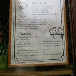 Sarki Fűszeres, Budapest - Étlap/itallap