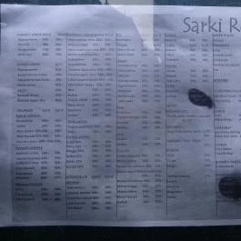 Sarki Róka Kávézó Budapest - Étlap/itallap