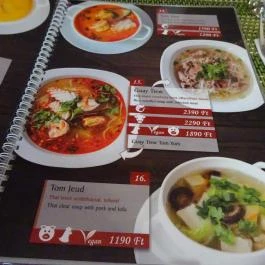 Sawasdee Thai Étterem Budapest - Étlap/itallap