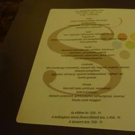 Schieszl Vendéglő és Borház, Budakalász - Étlap/itallap