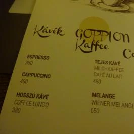 Schieszl Vendéglő és Borház, Budakalász - Étlap/itallap