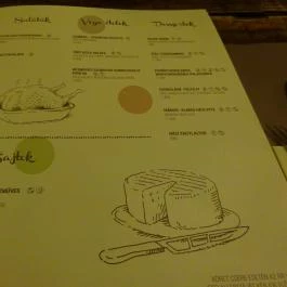 Schieszl Vendéglő és Borház, Budakalász - Étlap/itallap