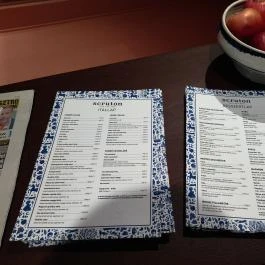 Scruton - Allee Budapest - Étlap/itallap