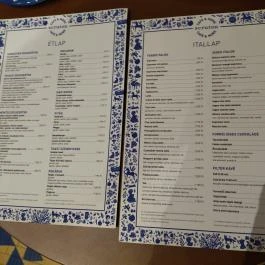 Scruton Mammut Budapest - Étlap/itallap