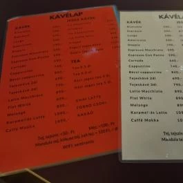 Semiramis Kávézó és Teázó Székesfehérvár - Étlap/itallap