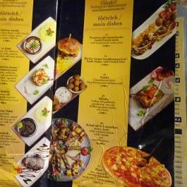 Shiraz Perzsa Étterem, Budapest - Étlap/itallap