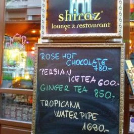 Shiraz Perzsa Étterem, Budapest - Étlap/itallap