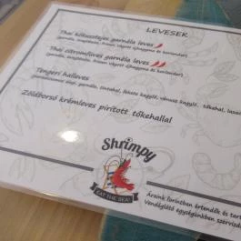 Shrimpy Street Food Bar Budapest - Étlap/itallap