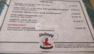 Shrimpy Street Food Bar Budapest - Étlap/itallap