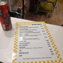 Smash Lab Burgers Budapest - Étlap/itallap