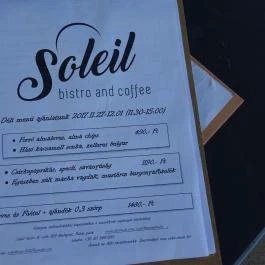 Soleil Bistro Újbuda Budapest - Étlap/itallap