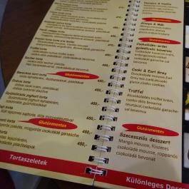 Solier Étterem Gödöllő - Étlap/itallap