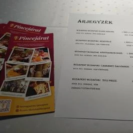 Soós István Borászati Technikum Tangazdaság Pince & Étterem Budapest - Étlap/itallap