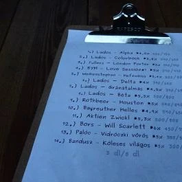 Sörsajt Gasztrokocsma Budapest - Étlap/itallap