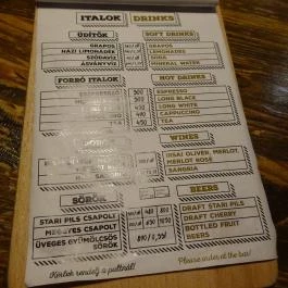Soul Food Budapest - Étlap/itallap