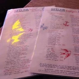 Spíler Original - Gozsdu Udvar, Budapest - Étlap/itallap