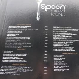 Spoon The Boat Budapest - Étlap/itallap