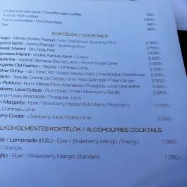 Spoon The Boat Budapest - Étlap/itallap