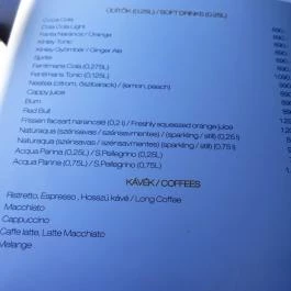 Spoon The Boat Budapest - Étlap/itallap