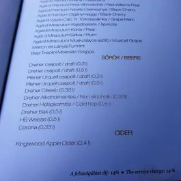 Spoon The Boat Budapest - Étlap/itallap