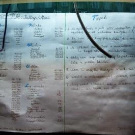 Spot Pub Budapest - Étlap/itallap