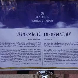 St. Andrea Wine & Skybar Budapest - Egyéb