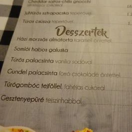 Stadt Étterem & Kávézó, Budakeszi - Étlap/itallap