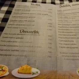 Stadt Étterem & Kávézó, Budakeszi - Étlap/itallap