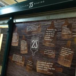 Stand25 Bisztró - Belvárosi Piac Budapest - Külső kép