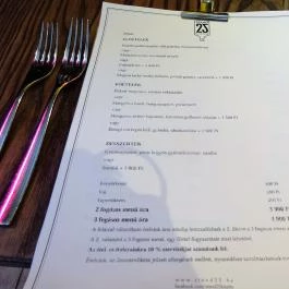 Stand25 Bisztró - Belvárosi Piac Budapest - Étlap/itallap