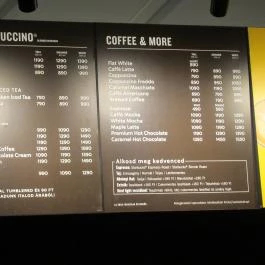 Starbucks - Nyugati tér Budapest - Étlap/itallap