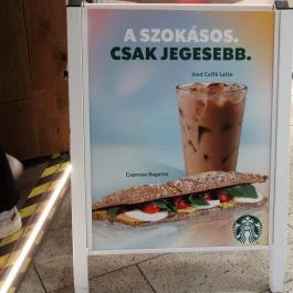 Starbucks - Westend Terrace Budapest - Étlap/itallap