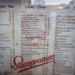 Staropramen Söröző Budapest - Étlap/itallap