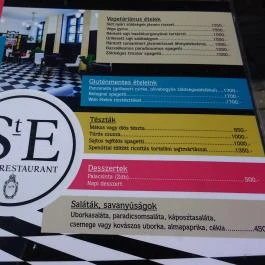 StE Étterem & Pub, Szentendre - Étlap/itallap