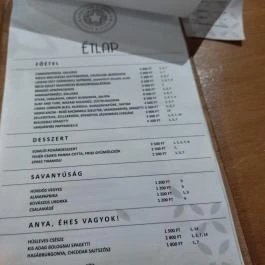 Stifler Garden Budapest - Étlap/itallap