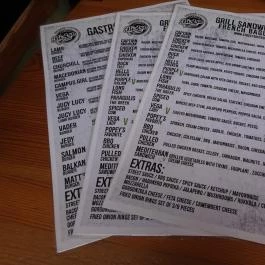 Street Bistro Budapest - Étlap/itallap