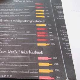 Stube Étterem, Pilisvörösvár - Étlap/itallap