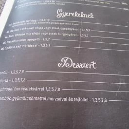 Stube Étterem, Pilisvörösvár - Étlap/itallap