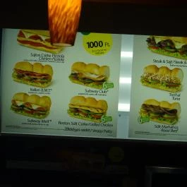 Subway - Astoria Budapest - Étlap/itallap