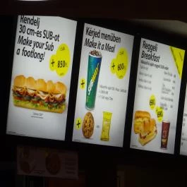 Subway - Astoria Budapest - Étlap/itallap